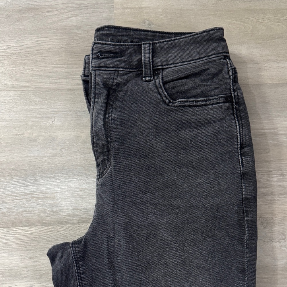 American Eagle Outfitters Women's Black Straight Leg Jeans